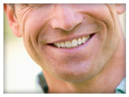 Man With Dental Implants