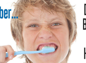 Child Brushing Teeth Too Hard