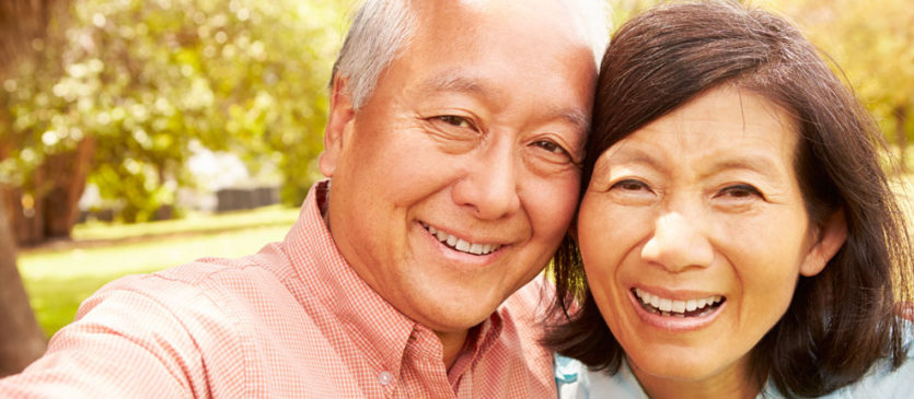 Smiling Older Couple